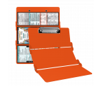 WhiteCoat Clipboard® Trifold - Orange Occupational Therapy Edition